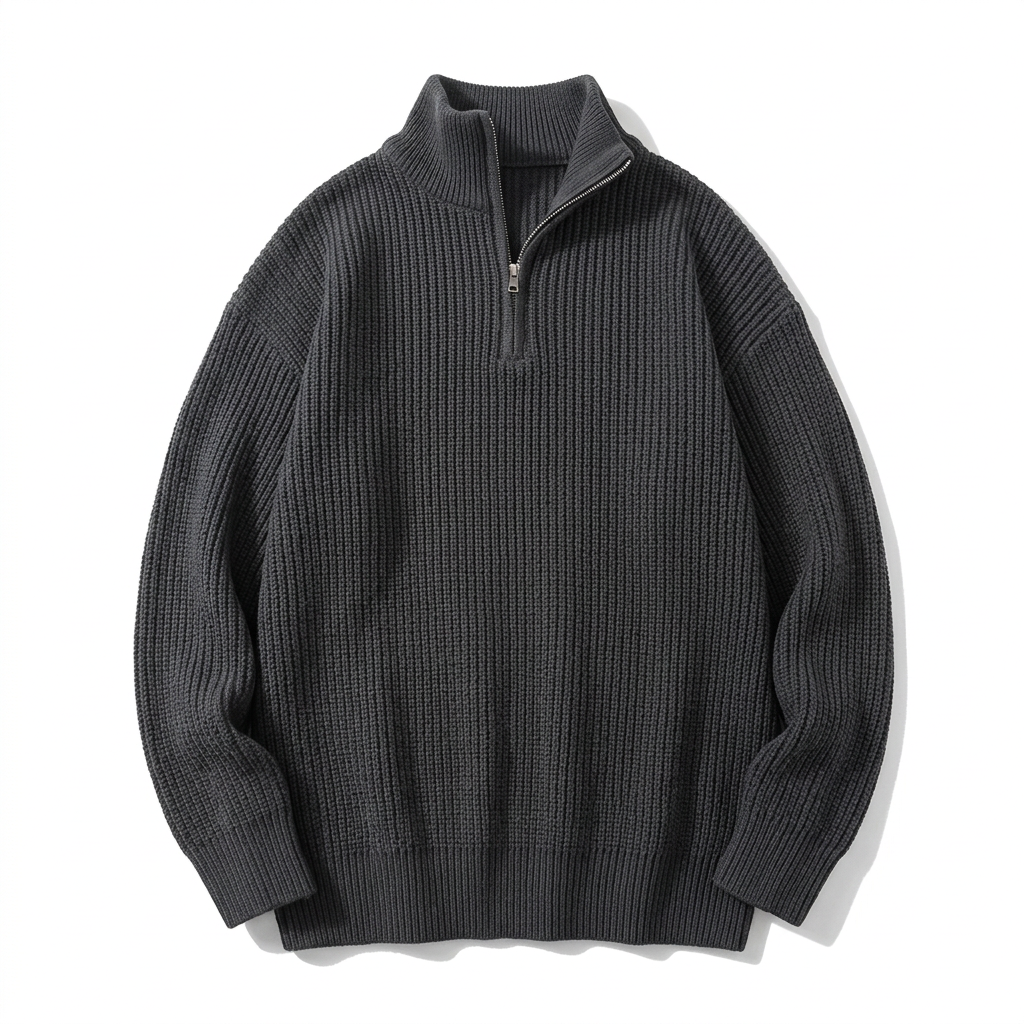 Essential Quarter-Zip Knit - UnderPressureClub