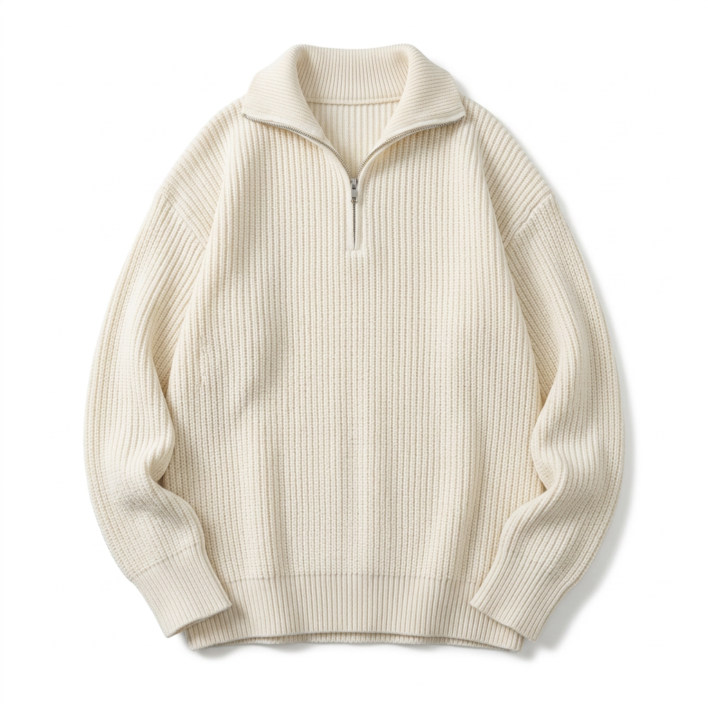 Essential Quarter-Zip Knit - UnderPressureClub