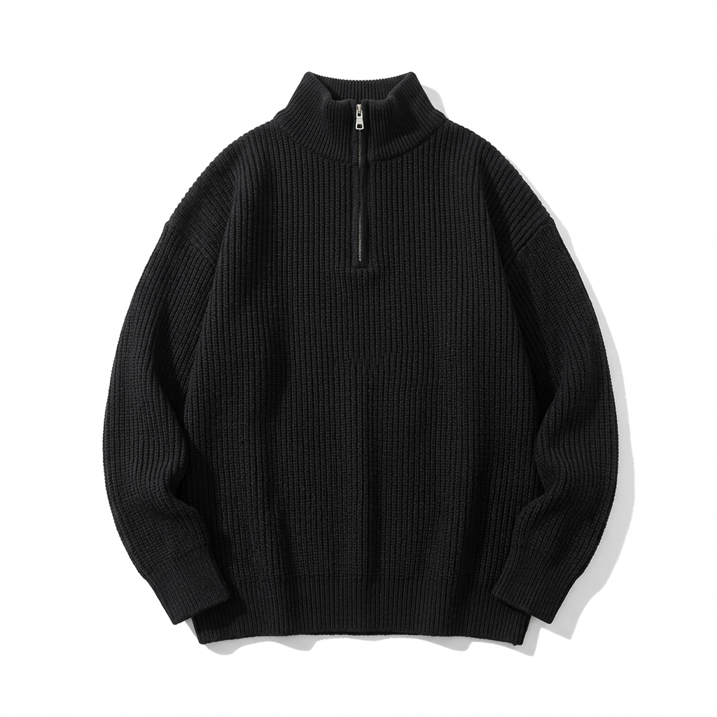 Essential Quarter-Zip Knit - UnderPressureClub