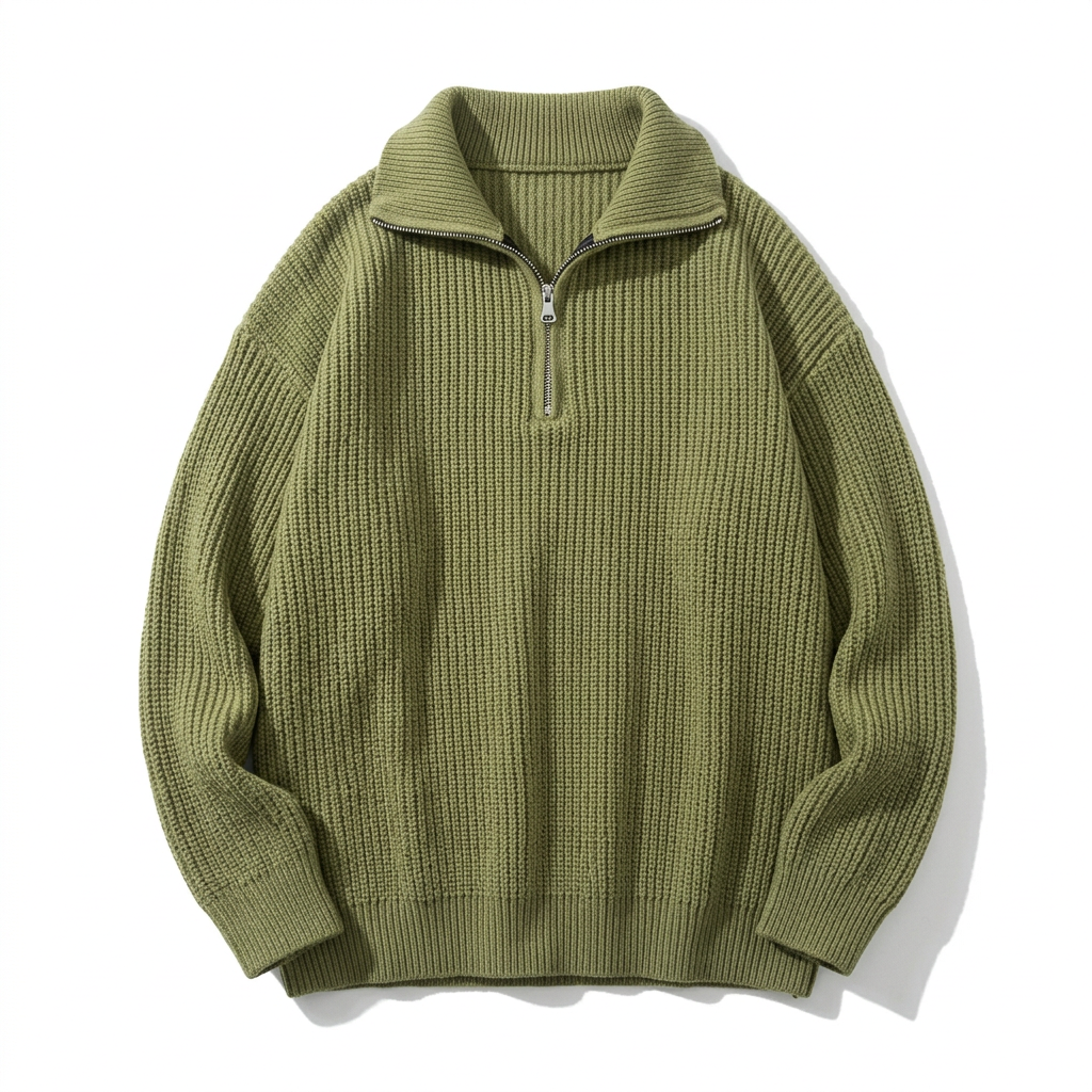 Essential Quarter-Zip Knit - UnderPressureClub